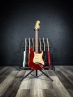 Squier Affinity Stratocaster Sss - Candy Apple Red With Cream Pickguard Used. Price: $239.99.