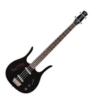 Danelectro Hot Longhorn Bass, Black W/red Binding New. Price: $599.00.