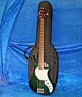 Pedulla Rapture String Bass Guitar Usa 1995 Bartolini Green Iridescent Finish Used. Price: $2100.00.