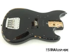 Fender Jmj Road Worn Mustang Bass Body + Hardware, Parts Black Nitro Open. Price: $539.99.