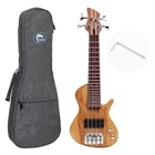 Mini Travel Electric Ubass 4 String Fretted Ukelele With Bag New. Price: $181.99.