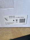 Delta 5-SPRAY 1.75 Gpm 6" Wall Mount Shower Head 52535-CZ Chrome New. Price: $40.00.