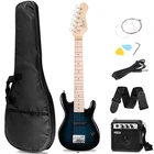 Zeny Inch Kids Electric Guitar With 5W Amp, Gig Bag, Strap, 30'', Blue New. Price: $119.99.