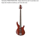 Yamaha TRBX174EW Rootbeer 4-STRING Bass Guitar Exotic Wood Top New. Price: $241.09.