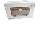 Victrola Century Signature+ 6-IN-1 Vynal Stream Bluetooth Music Center Walnut Open. Price: $134.99.