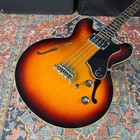 Epiphone Rivoli Reissue Short Scale Semi-hollow Bass Mudbucker Transducer 1996 Used. Price: $1199.99.