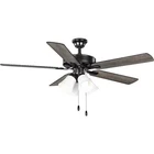 Progress Lighting Airpro 52 In. Matte Black Ceiling Fan -missing Blade Arms Used. Price: $39.00.