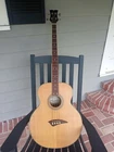 2012 Dean Playmate Jumbo Electric Acoustic Bass Very Good Cond. Plug And Used. Price: $175.00.
