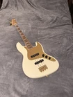 Squier 40TH Anniversary Gold Edition Jazz Bass - Olympic White Used. Price: $479.00.