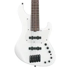 Used Ibanez MDM1005 5-STRING Bass Guitar W/bag Pearl White. Price: $1099.99.