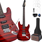 39" Full Size Style Electric Guitar Starter Kit With Ssh Pickup, 5W Portable New. Price: $210.99.