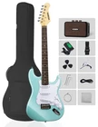 Mosen MS-CS50 39 Inch Full Size Electric Guitar Kit Surf Blue New. Price: $179.99.