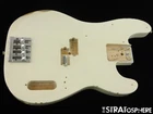 Fender Mike Dirnt Road Worn Bass Body & Hardware, Precision White Blonde Nitro Open. Price: $423.99.