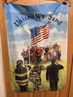 Garden Flag 24.5 X36 Double Sided -custom Design Usa Patriotic United We Stand Pre-owned. Price: $13.99.