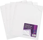 Corner Lock(r) 3-HOLE Punched Plastic Sleeves Fits 3-RING Binders Clear 4/PK New. Price: $11.74.