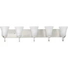 Progress Lighting P300237 Nickel Classic 5-LIGHT 36"W Bathroom Vanity New. Price: $50.58.