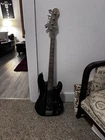 Squier By Fender Precision Electric Bass Guitar - Black Parts Only For. Price: $100.99.