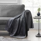 Brookstone Heated Plush Throw New. Price: $17.99.
