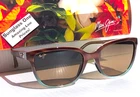 New Maui Jim Honi Sandstone & Blue Polarized Hcl Bronze Sunglass HS758-22B. Price: $206.88.