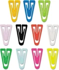 PC0600 Paper Clips, Plastic, Lar, Assorted Colors, 200/BOX New. Price: $19.38.