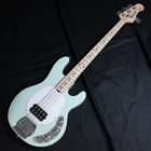 Electric Bass Guitar Sterling By Musicman Sub RAY4 Mg M1 Stingray Green Used. Price: $870.00.