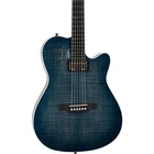 Godin A6 Ultra Thinline Acoustic-electric Guitar, Flame Maple Top, Denim Blue New. Price: $1899.00.
