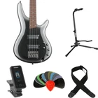 Ibanez Standard SR300E 4-STRING Bass Guitar Essentials Bundle Midnight Gray New. Price: $419.00.
