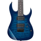 Ibanez GRG7221QATBB 7-STRING Electric Guitar, Transparent Blue Burst New. Price: $359.99.