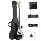 Glarry Full Size Electric Bass Guitar Beginner Kit 4 39"RIGHT Handed, Black New. Price: $154.99.