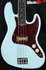 Fender Gold Foil Jazz Sonic Blue Electric Bass Guitar W/ Gig Bag New. Price: $1299.99.