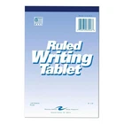 Roaring Spring 6X9 Writing Tablet 100 Sheets Wide Ruled Blank Book Pack Of New. Price: $5.99.