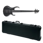 Ibanez BTB625EX Iron Label Black Flat 5-STRING Bass Guitar + Case New. Price: $1258.99.