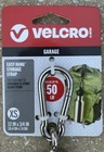 Velcro Easy Hang Storage Strap Xs 12IN 3/4IN 50LB Black Carabiner Metal End New. Price: $11.22.