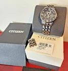 Citizen Eco-drive Men's Calendrier Moon Phase Multifunction Watch BU0057-54E Pre-owned. Price: $299.00.