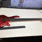Rare Vintage Electric Guitar Bass Cort Curbow 5 Strings Red Curved Lutwite Body Used. Price: $499.99.