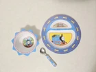 Thomas & Friends Toddler Feeding Set - Dish/bowl/spoon "the First Years" 2005 Used. Price: $10.99.