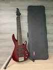 Alvarez AEB6 6-STRING Bass Guitar Transparent Red Quilt W/ Skb Case #3064 Used. Price: $499.99.