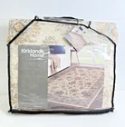 Kirkland Home Washable Area Rug 5X8 Rust Yellow Gray Brown Machine New. Price: $149.99.