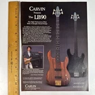 Carvin LB90 Bass Guitars Scott Thunes Original Magazine Print Ad Zappa Used. Price: $6.99.
