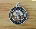 Sterling Silver 21X19MM Round Says Stingray City Cayman Islands Charm New. Price: $33.25.