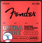 Fender 9250 Ultracore Electric Bass Strings .045-.105 Medium (3-PACK) New. Price: $89.97.