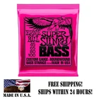 **ernie Ball Super Slinky 45-100 Electric Bass Guitar Strings 2834 (4-STRING)** New. Price: $21.99.