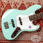 Fender Cij JB62-US Jazz Bass Flame Maple Sonic Blue Pickups Crafted In Japan Used. Price: $1299.00.
