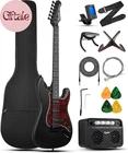 Electric Kit For Beginners With Amp Sss Pickup Black Guitars New. Price: $227.33.