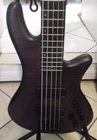Schecter Guitar Research Studio 5 Bass Transparent Purple Burst Used. Price: $1000.00.