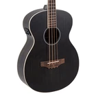 Ovation Applause AEB96-5E Jumbo A/e Bass Guitar Black Matte Open Box. Price: $208.99.