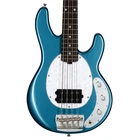 Sterling Stingray RAYSS4 Short Scale 4-STRING Bass Guitar, Toluca Lake Blue New. Price: $749.99.