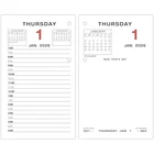 2026 Desk Calendar Refill, Daily, 3-1/2" X 6", Standard Red New Edition. Price: $26.92.