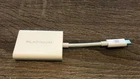 Platinum- Usb-c To And Microsd Card Reader White Used. Price: $13.99.