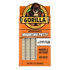 Gorilla Mounting Putty, Natural Tan Color, 168 Pre-cut Squares (pack Of 1) Non New. Price: $9.97.